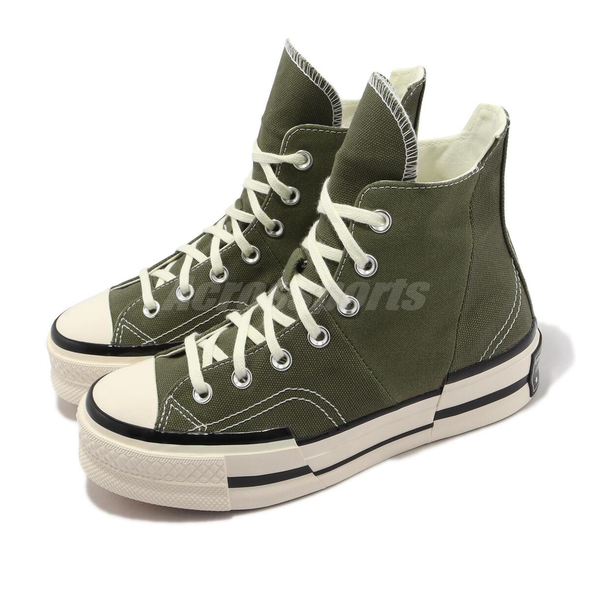 Ydmyge telegram Tænke Converse Chuck 70 Plus Hi Utility Egret Green Men Unisex Casual Shoes  A01362C | eBay