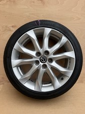 Mazda 3 Mk3 BM 18 Inch Genuine Alloy Wheel With Tyre 215 45 18 Fits 2013 - 2018