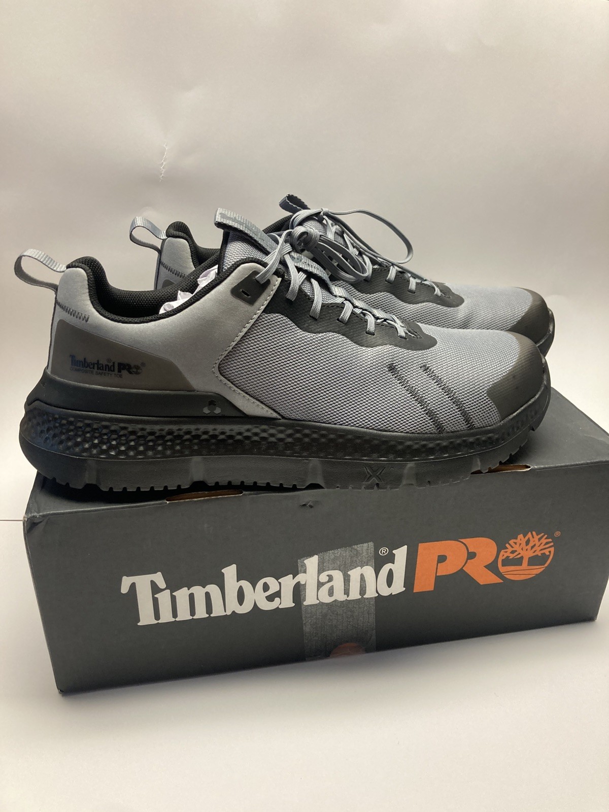 Timberland PRO Men&rsquo;s Setra-Comp Safety Toe Athletic Work Sneakers, Gray, Size 11