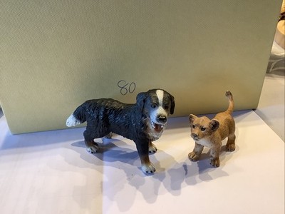 Schleich 14364 * Löwenjunges * Löwenbaby * Wild Life + Berner Sennenhund 16339