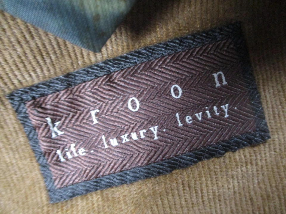 Kroon Blazer Mens 46R Brown Corduroy Utility Pockets Casual Jacket Sport Coat - Image 2 of 4