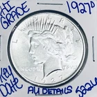 1927 D SILVER PEACE DOLLAR AUTHENTIC HI GRADE U.S. MINT COIN RARE KEY DATE 5226