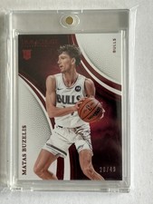 2024-25 Immaculate Matas Buzelis RC Red Rookie #20/49 Bulls