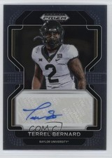 2023 Panini Prizm Draft Picks 2022 Update Terrel Bernard #RA-TBE Auto 1dl2