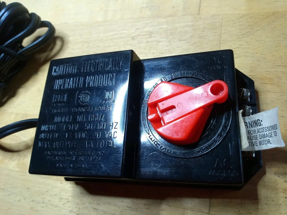 BACHMANN POWER PACK UL LISTED #44207 FOR G AND HO And N SCALE MODEL TRAINS - Image 2 of 4