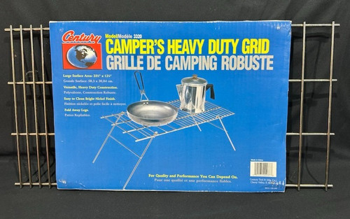 Century Heavy-Duty Grid Model #3320 Camper's Heavy Duty Grid 23x12 Nickel Finish