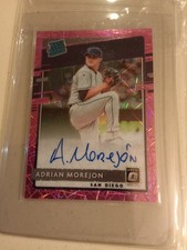 2020 Panini Donruss Optics RATED ROOKIE Adrian Morejon AUTOGRAPH #RRS-AM
