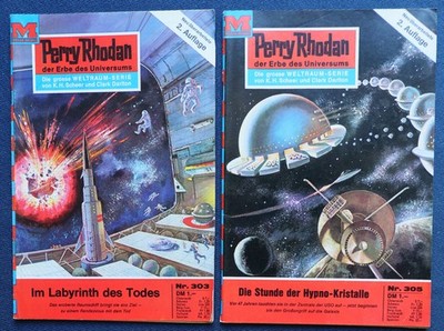 Perry Rhodan Nr. 303, 305 - 2. Auflage - sehr guter Zustand