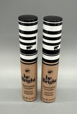 2x Kokie Professional Be Bright Illuminating Concealer #SC766 Golden Tan New