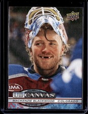 2025-26 Upper Deck #C-125 Mackenzie Blackwood UD Canvas