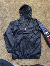 Youth L Tommy Hilfiger Hooded 1/4 Zip Jacket  