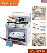 First Oven Realistic Pretend Play Kitchen for Kids - 11 Accessories Included