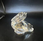 Steuben Glass Pelican Hand Cooler or Figurine Mint! 3”