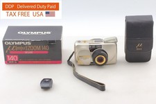 NEAR MINT Olympus mju Zoom 140 DELUXE Point Shoot 35mm Film Camera From JAPAN