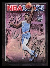 2019-20 Hoops Get Out the Way Holo #13 De'Aaron Fox Sacramento Kings