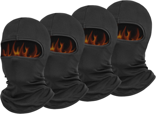 Pasamontanas invierno pack 4 unisex transpirable moto bici ski negro - Bild 12 von 12