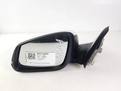 BMW 1 SERIES DOOR MIRROR LEFT MINERALWEISS METALLIC (A96)  E021185  2014