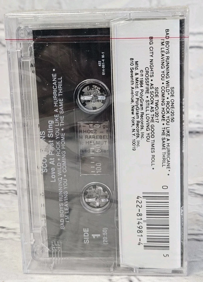 The Scorpions - Love at First Sting (Cassette) 1984 BRAND NEW! SEALED! MINT! - Image 2 of 4