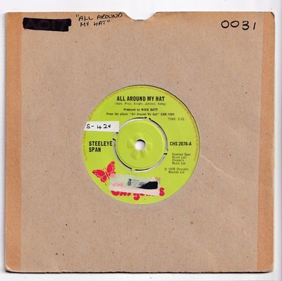 (AM485) Steeleye Span, All Around My Hat - 1975 - 7 inch vinyl