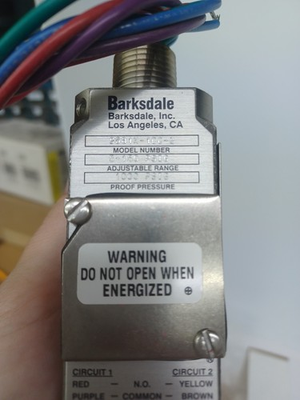 #ad Barksdale Pressure Switch 9681x 1cc 2 $299.99