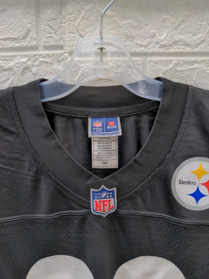 Nueva camiseta negra del juego de los Pittsburgh Steelers TJ Watt de la NFL para hombre talla M Foto 3 de 4