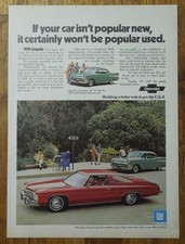 1974 Chevy Impala Custom Coupe Luxury Car Magazine Ad 1974 Chevy Impala Custom Coupe Luxury Car Magazine Ad