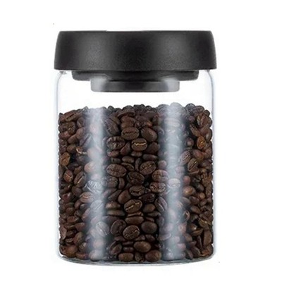 Vakuumversiegelte Kanne Kaffeebohnen Glas Luftdicht Kanister Lebensmittel Getreide Süßigkeiten5072