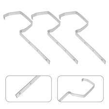  3pcs Iron Gutter Roof Brackets Rain Gutter Support For Sagging Gutters