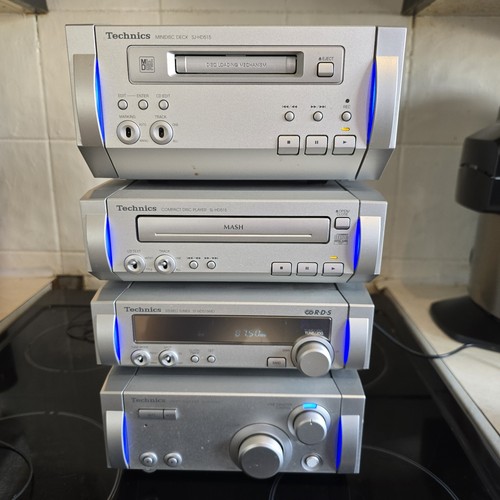 Technics Stack System Minidisc Technics HD515 MiniDisc CD Tuner Amplifier Stack System SJ SL ST SE ...