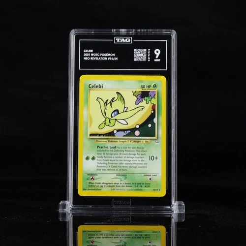 Celebi 16/64 Unlimited | TAG 9 | POP 1 | Neo Revelation | Graded Pokemon TCG
