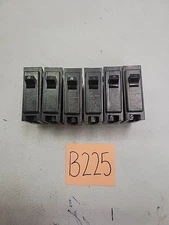 Challenger 15 Amp Type C Single Pole Circuit Breakers* Lot Of 6- ECS