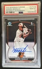 2023 Bowman Chrome Samuel Basallo Auto 1st Prospect #CPA-SB Orioles PSA 10