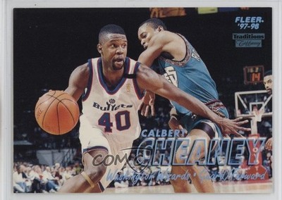 1997-98 Fleer Tiffany Calbert Cheaney #75 1u3g