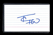 T.C. BEAR Minnesota Twins Team Mascot SIGNED / AUTOGRAPH MLB 3x5 Index Card