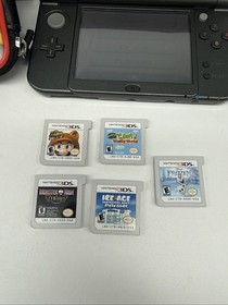 Nintendo 3DS XL Gray With 5 Games & Case Bundle