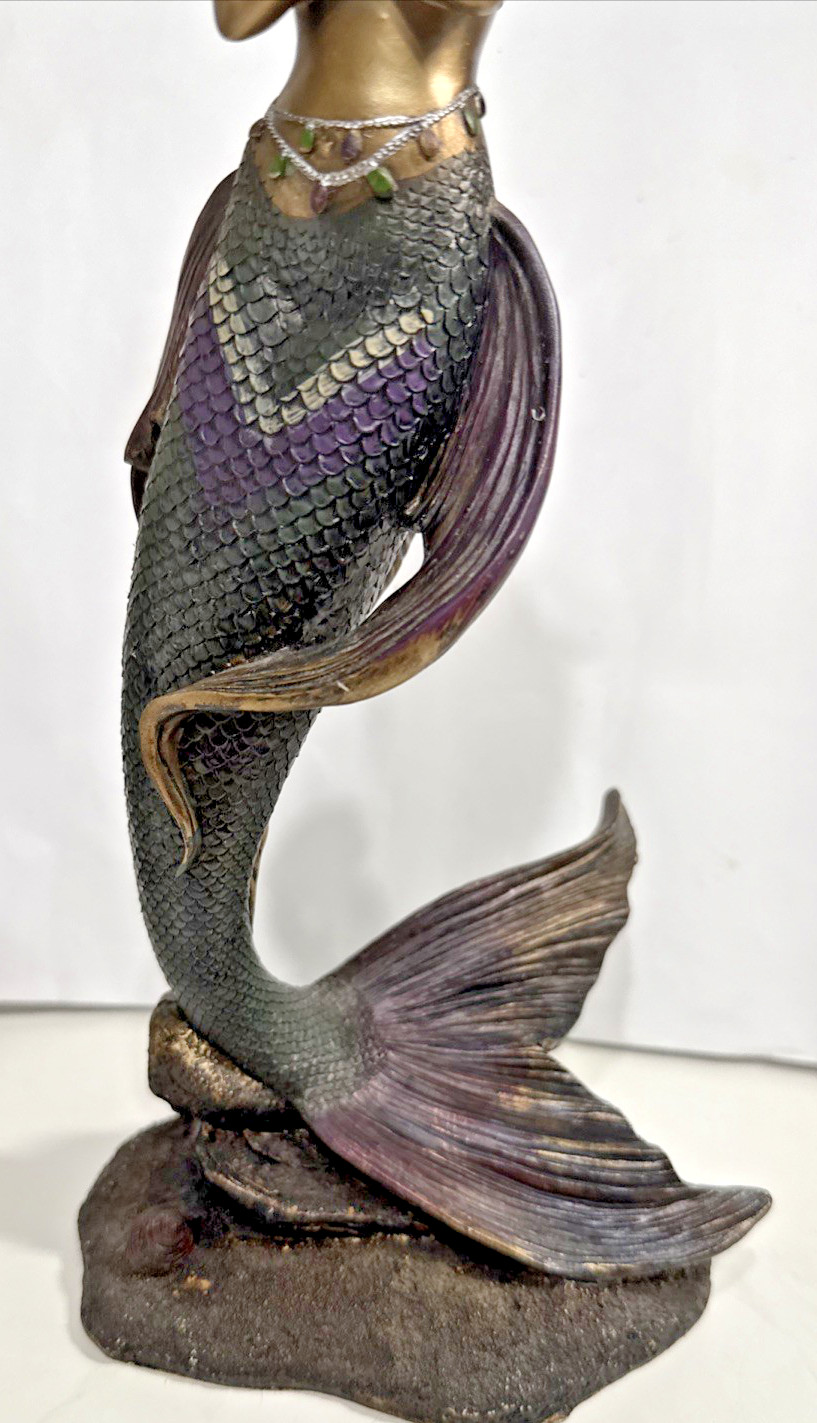 Seymour Mann Mermaid Statue 13" Tall ~  Siren of the Sea  ~ No Box