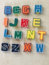 16 Vintage Alpha-Bots Transforming Letters Numbers Alphabet Mixed Lot