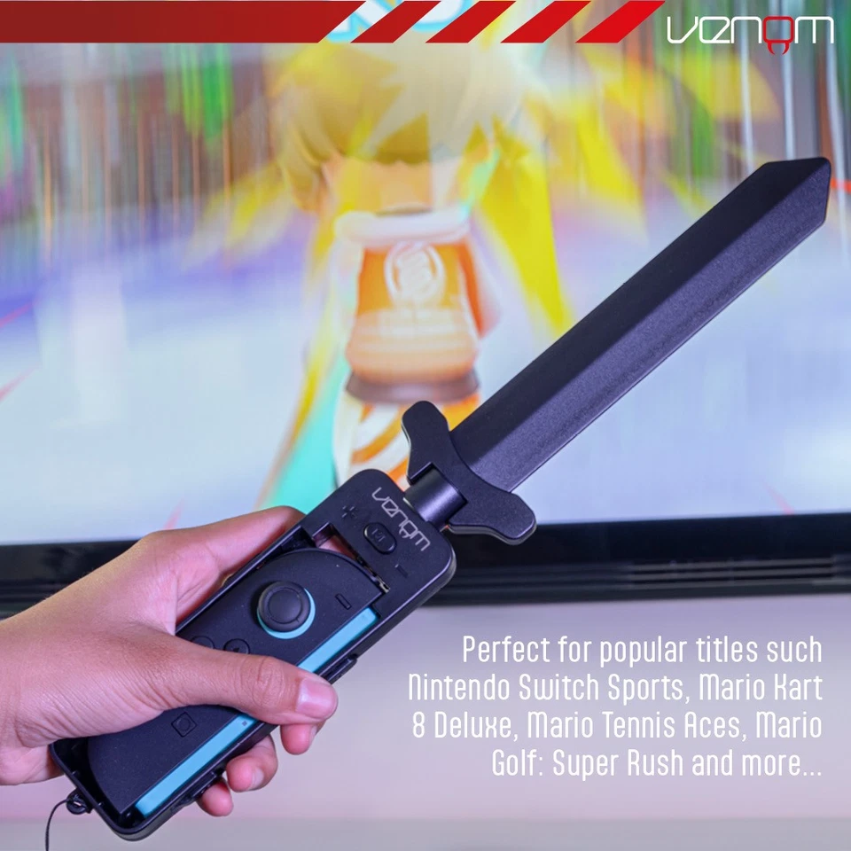 10-in-1 Sports Kit for Nintendo Switch 2 | Wheels Clubs Rackets Swords Leg Strap - Image 2 of 4