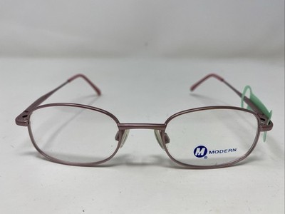 Modern Optical CHEERFUL PINK 44-18-130 Metal Full Rim Eyeglasses Frame RL48