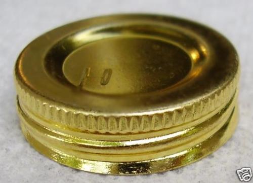 ALADDIN brand BRASS FILLER CAP fits most alladin glass oil lamp N102B - Picture 2 of 3