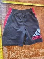 Adidas Kids Youth Soccer Shorts Black Red Size 5 S23