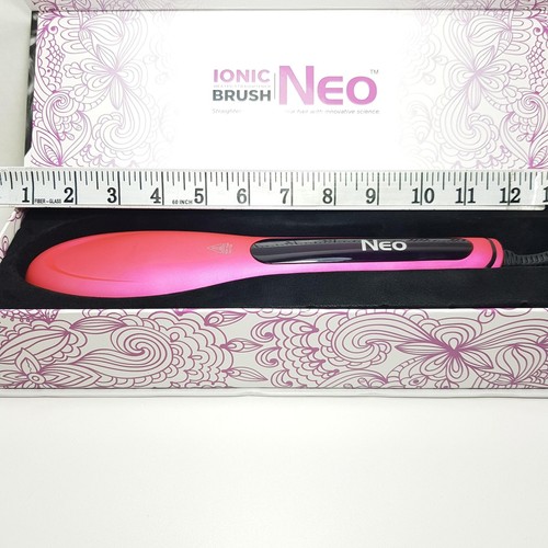 Professionelle NEO Ionen Wärme Glättung PINK Soft Touch BÜRSTE - Bild 6 von 11