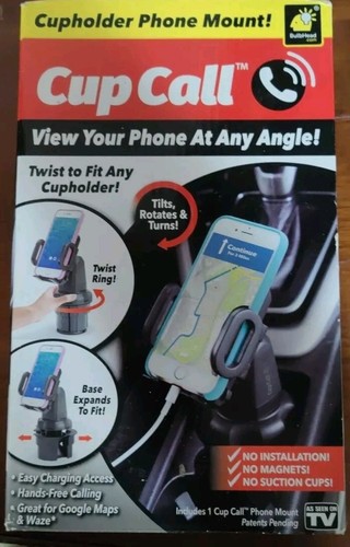 Cup Call Cupholder Phone Mount NIB
