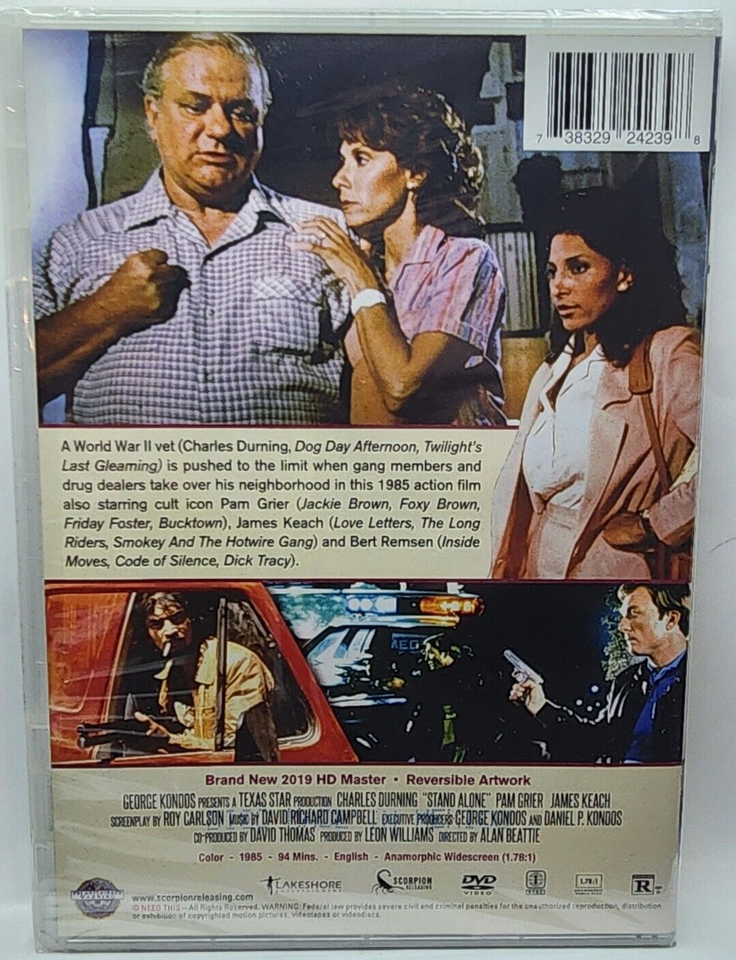Stand Alone (DVD, 1985) Charles Durning, Pam Grier, James Keach, Bert ...