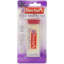 The Doctor's Brushpicks Interdental Toothpicks Gentle  Easy Clean 120 Count