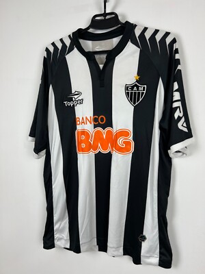 AtléticoMadrid ロヒブランコ100周年記念ユニフォームMサイズ Atletico Mineiro 2012 Shirt #49 Ronaldinho Sz XXXL | eBay
