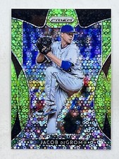 Jacob deGrom 2019 Panini Prizm Lime Green Donut Circle Prizm /199 #20 MLB Mets