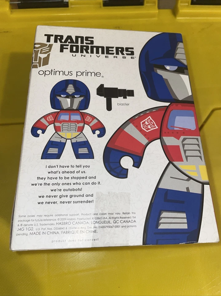 MIGHTY MUGGS 2009 SDCC Comic con Exclusive - OPTIMUS PRIME sealed Transformers  - Image 3 of 4