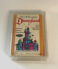 Vintage Walt Disney Disneyland Card Game by Whitman 1964 USED