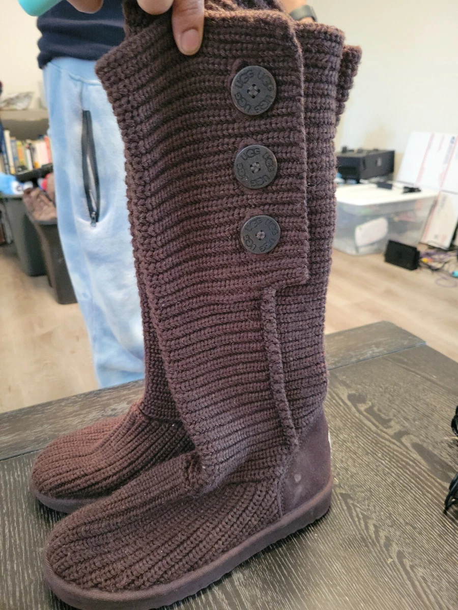 Brown cardy top ugg boots